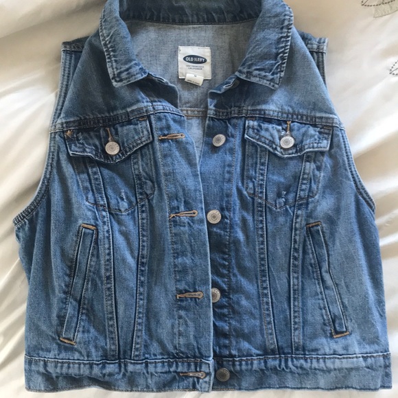 jean vest old navy